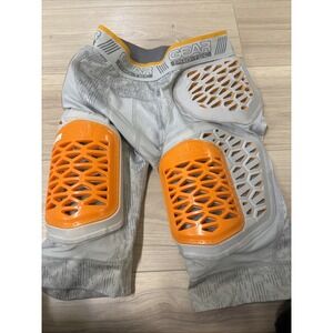 Gear Pro Tec Shorts Mens MD Gray Orange BSN Sports Padded Armor Sports Football